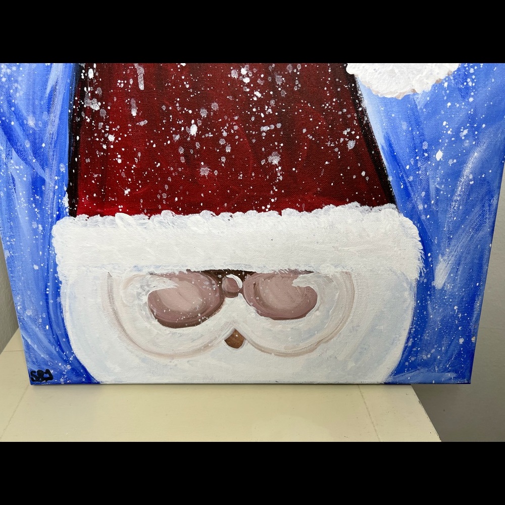 Brand New-Original Santa Claus Painting - Picture 4 of 4